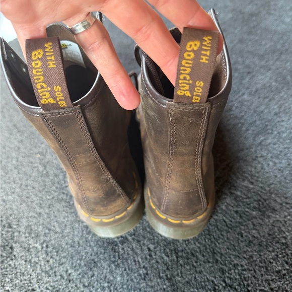 DOC DR. MARTENS Original Lace Up Boot Brown 4 Boots 6 - Picture 3 of 5